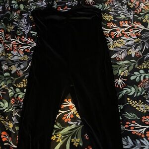 Black Velvet Jumpsuit